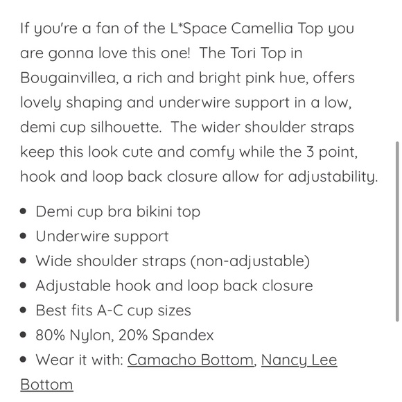 L*Space Bougainvillea Bikini Set - Picture 3 of 12